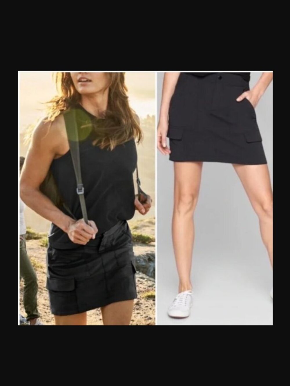 ATHLETA SIZE 10 TREKKIE CARGO SKORT